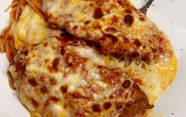 Chicken Parmigiana.