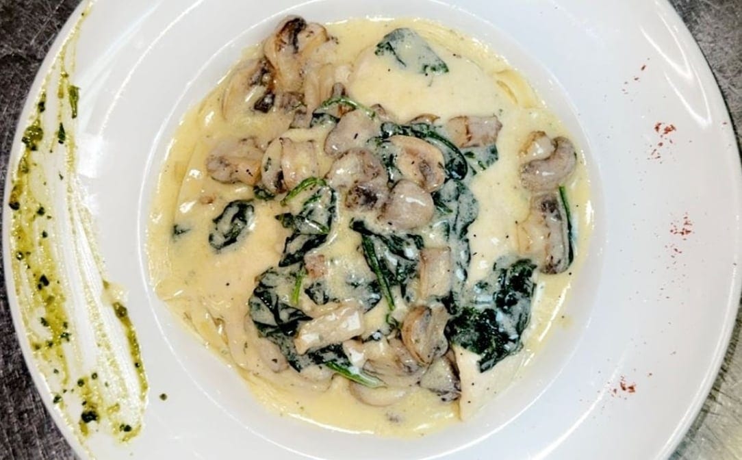 Chicken Florentine.