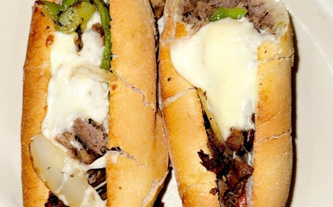 Philly Cheese Steak Sandwich.