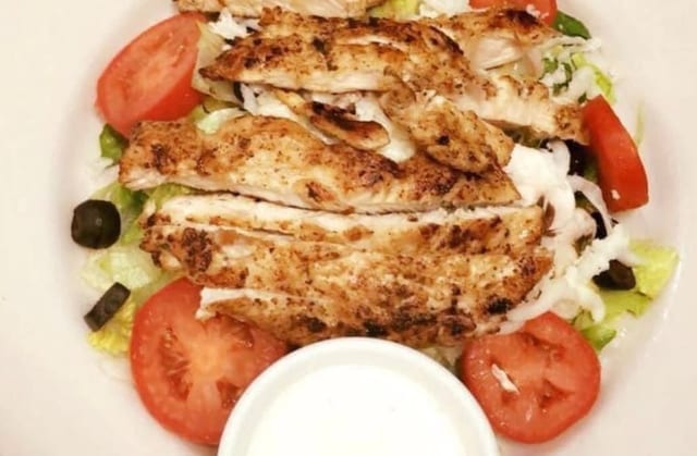 Chicken Caesar Salad.