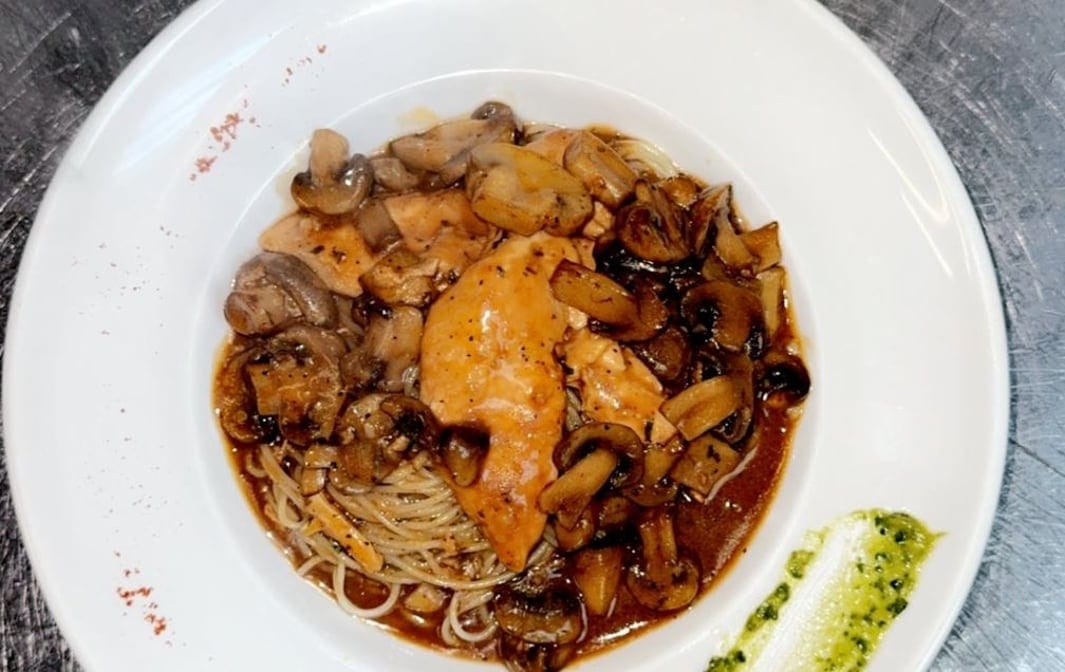 Chicken Marsala.