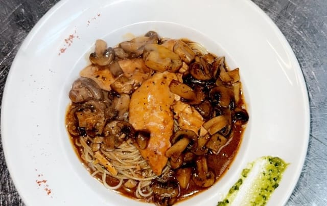 Chicken Marsala.