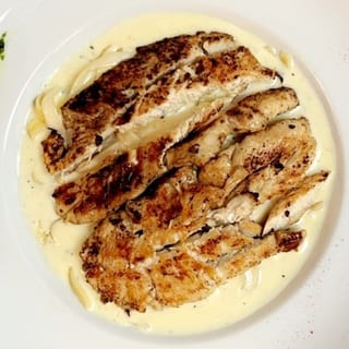 Fettuccine Alfredo with Grilled Chicken
