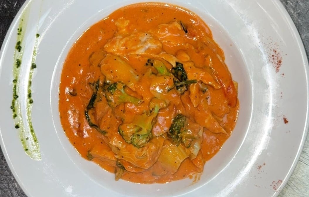 Pasta Primavera with Chicken.