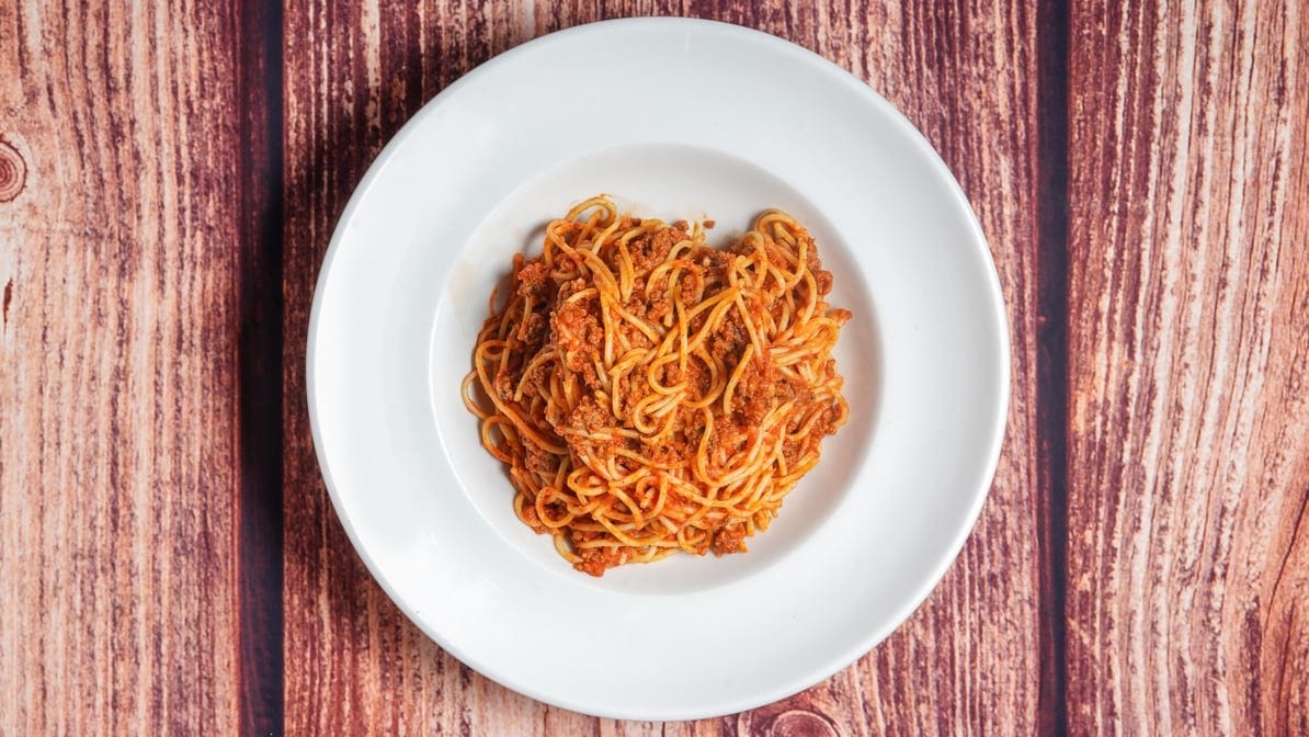Spaghetti with Meat Sauce.