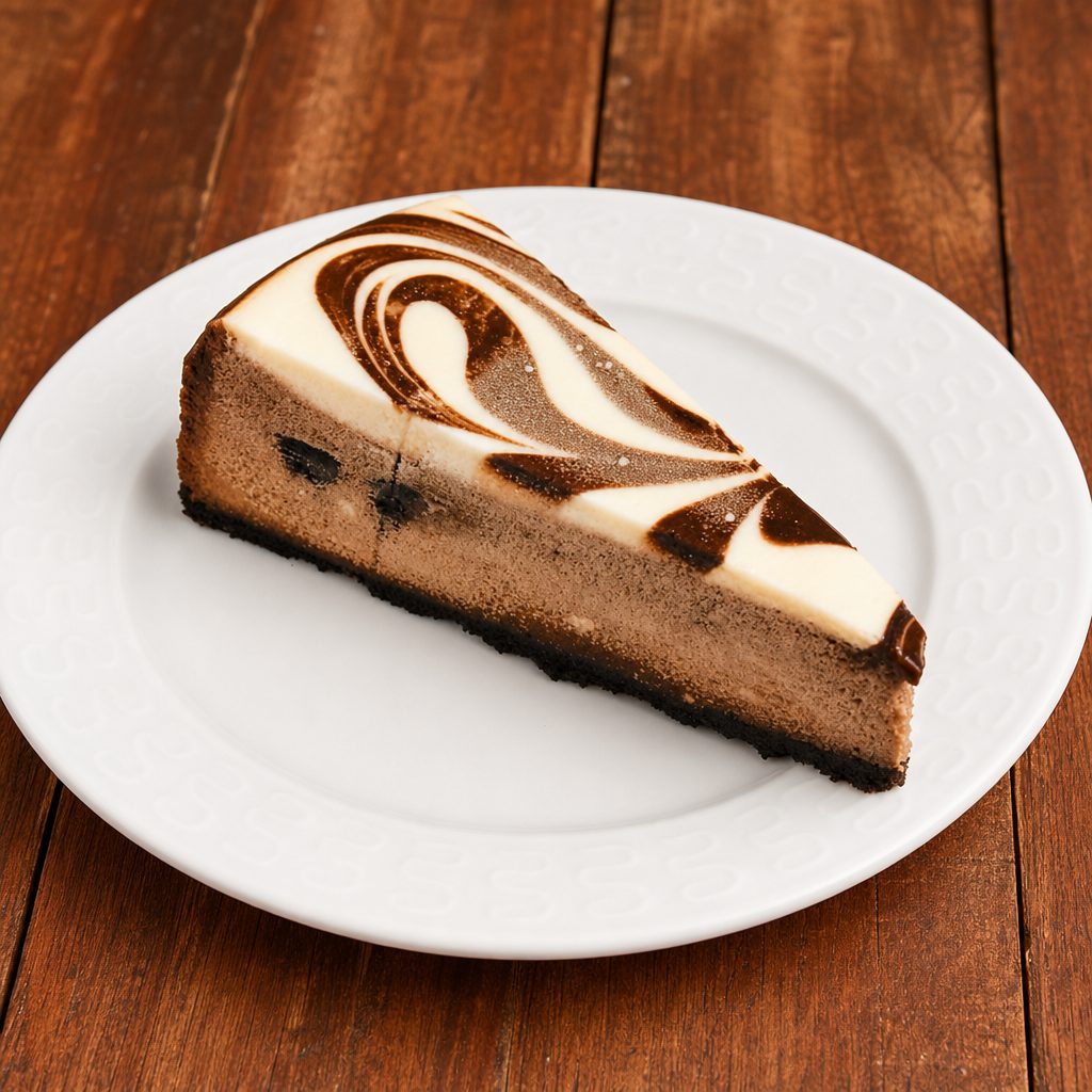 Triple Chocolate Cheesecake.