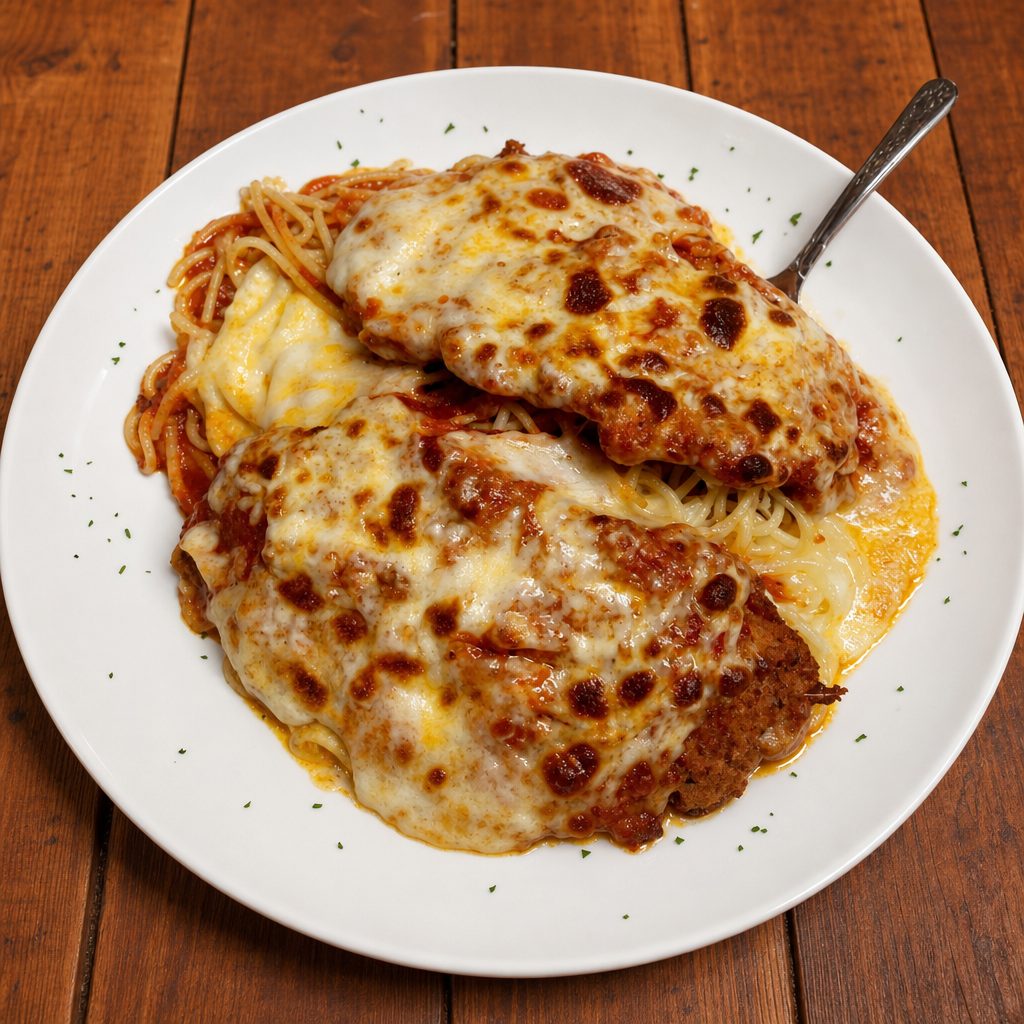 Chicken Parmigiana Catering (Half Pan 12'' X 10'' (Serves 5 People)).