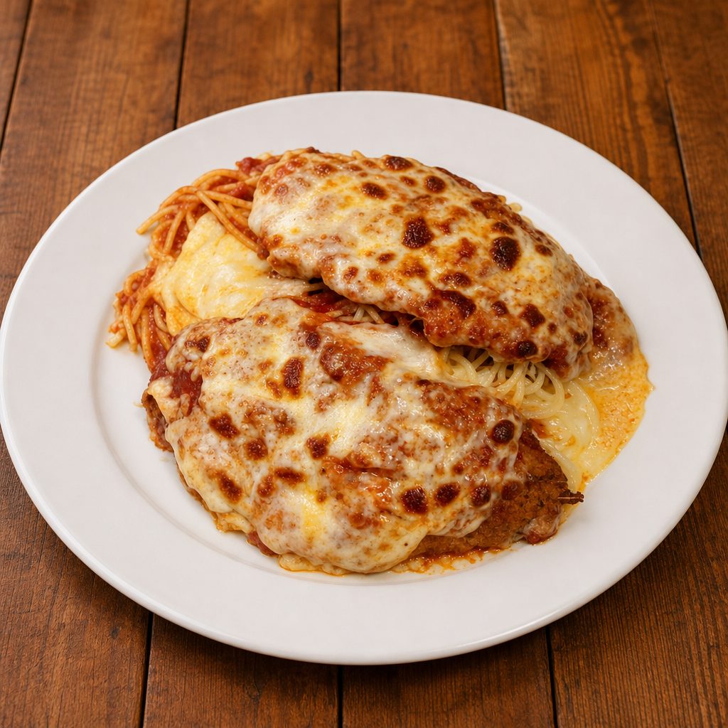 Eggplant Parmigiana.