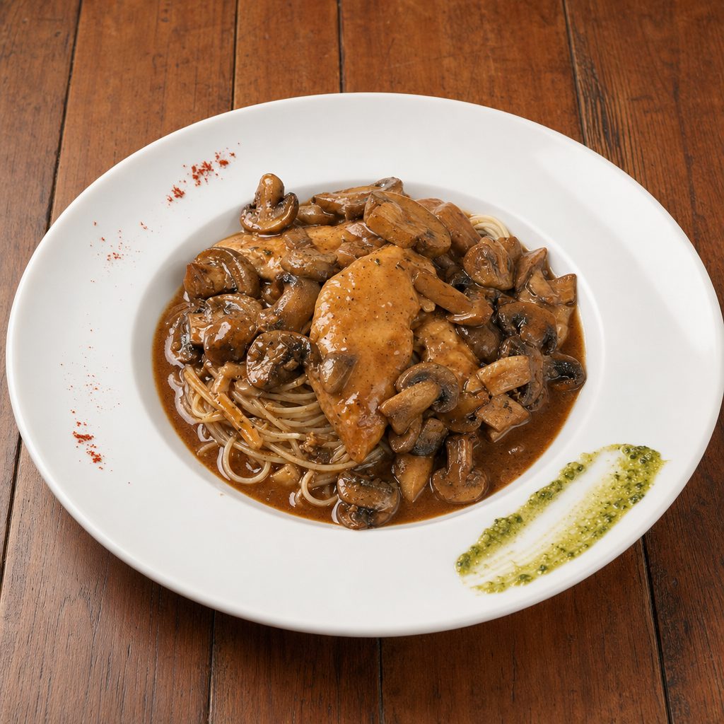Veal Marsala.