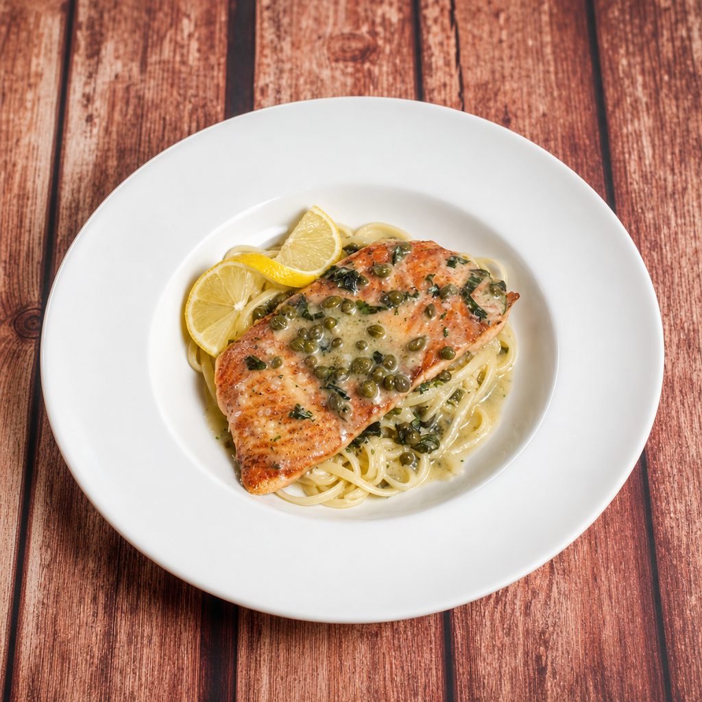 Salmon Picatta.