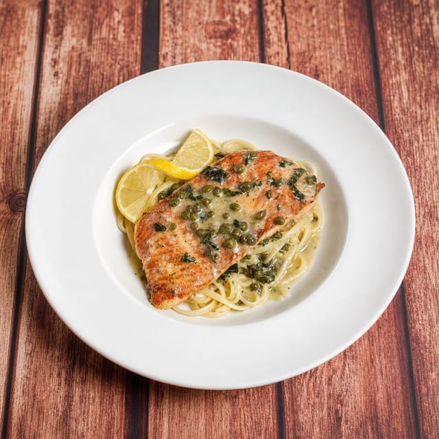Salmon Picatta.