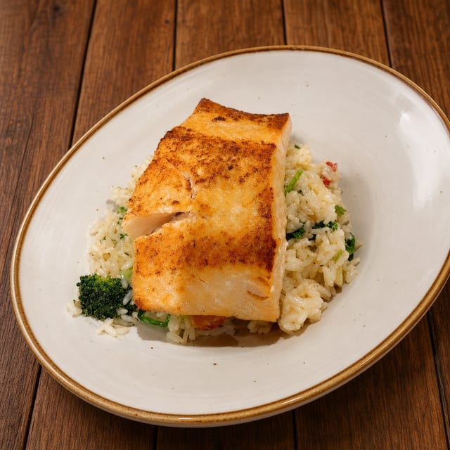 Salmon Risotto.