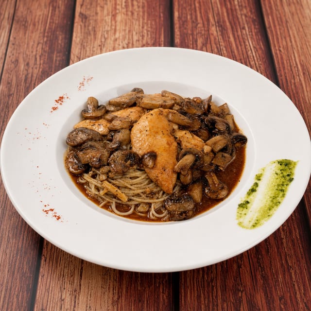 Chicken Marsala.