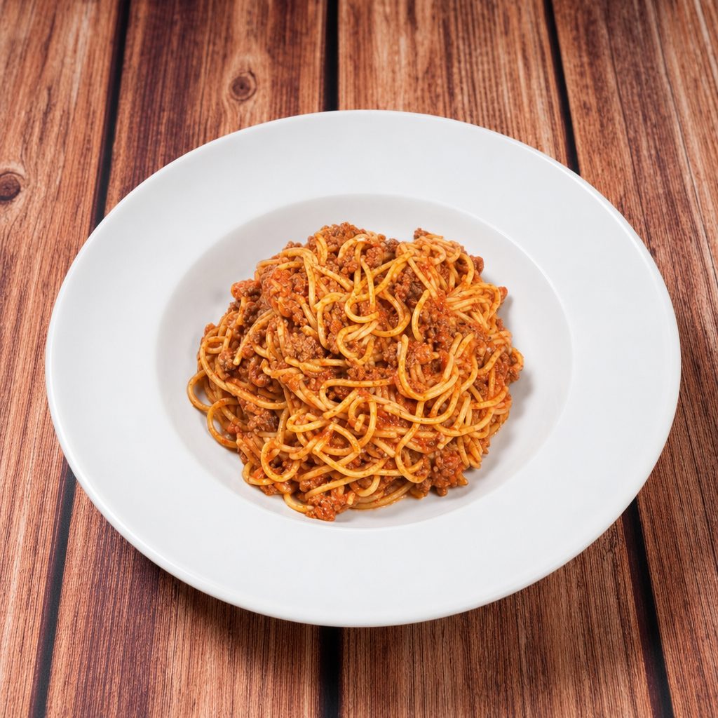 Spaghetti with Meat Sauce.