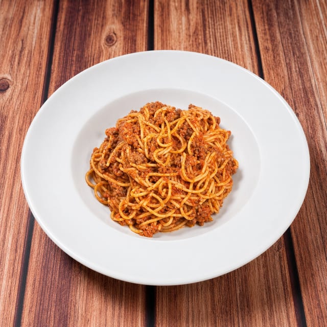 Spaghetti with Meat Sauce.