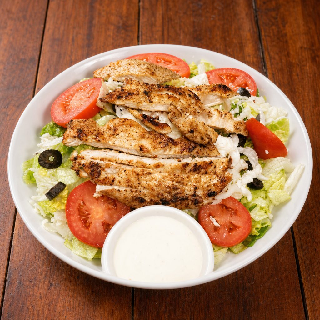 Chicken Caesar Salad.