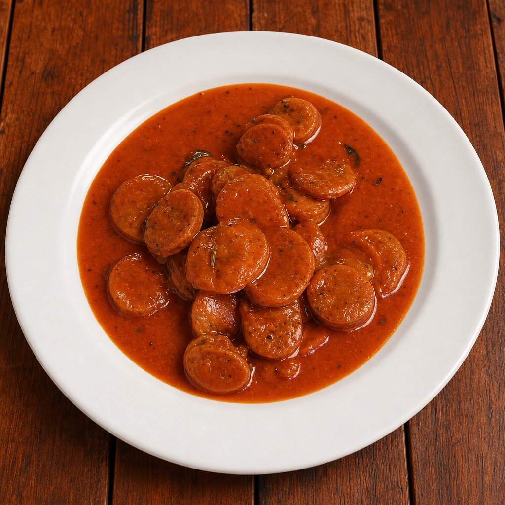 Sliced Italian Sausage.