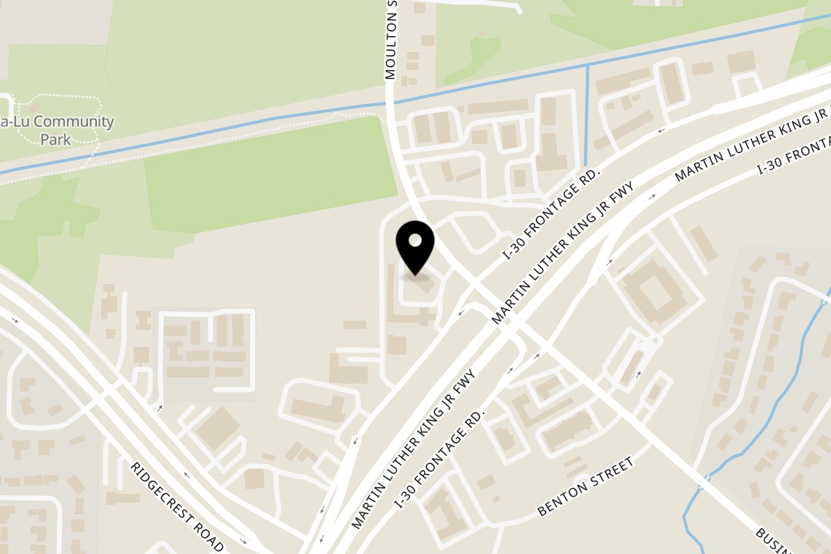 Map showing the location of Billito's Italian Restaurant on 4898 Moulton St in Greenville